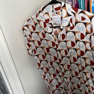 Denim & Flower button down